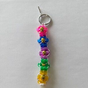 Handmade Colorful Beaded Keychain